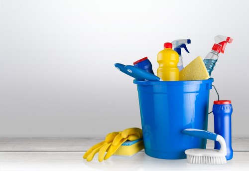 Charity partnership and reusable household items being sorted for donation