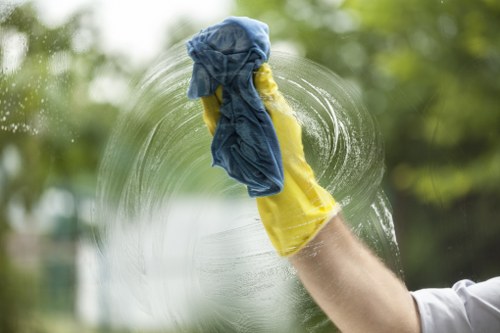 Safe use of carpet cleaning tools and products during service